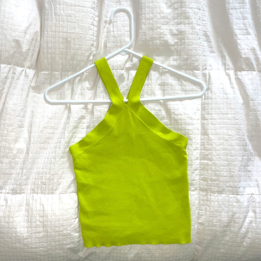 Lime sweater top